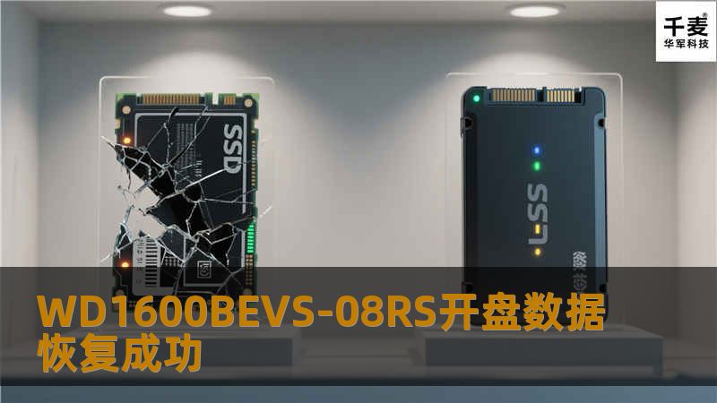 WD1600BEVS-08RS开盘数据恢复成功