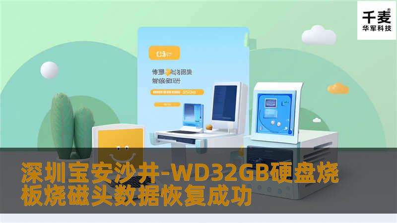深圳宝安沙井-WD32GB硬盘烧板烧磁头数据恢复成功