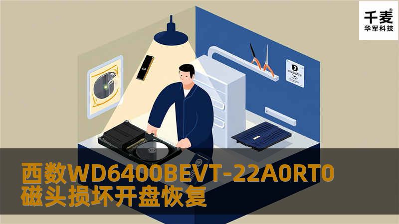 西数WD6400BEVT-22A0RT0磁头损坏开盘恢复