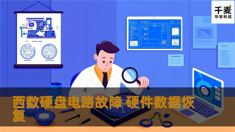 西数硬盘电路故障 硬件数据恢复