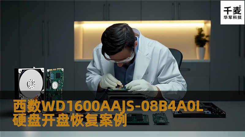 西数WD1600AAJS-08B4A0L硬盘开盘恢复案例