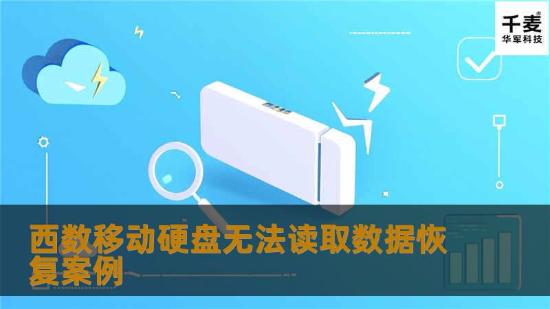 西数移动硬盘无法读取数据恢复案例