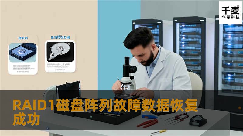 RAID1磁盘阵列故障数据恢复成功