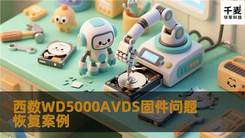 西数WD5000AVDS固件问题恢复案例
