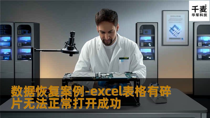数据恢复案例-excel表格有碎片无法正常打开成功