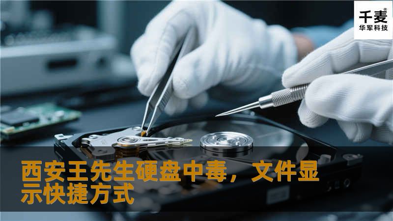 西安王先生硬盘中毒，文件显示快捷方式