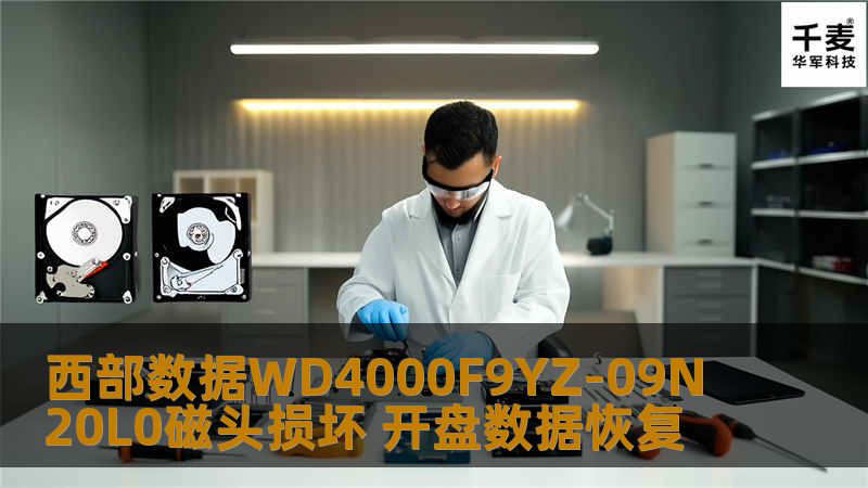 西部数据WD4000F9YZ-09N20L0磁头损坏 开盘数据恢复