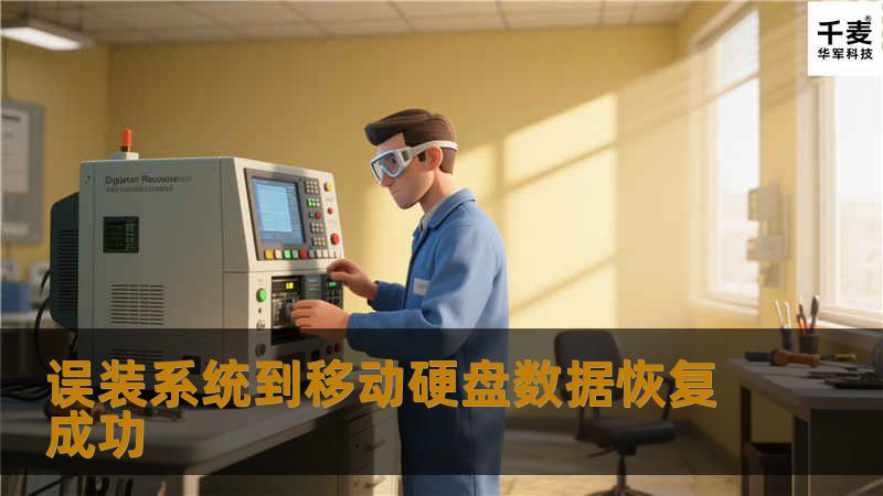 误装系统到移动硬盘数据恢复成功