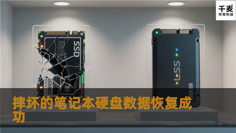 摔坏的笔记本硬盘数据恢复成功