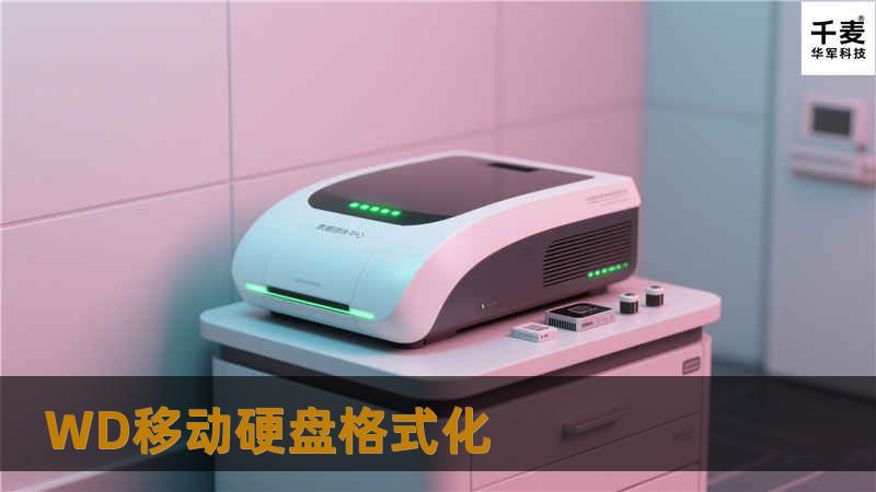 WD移动硬盘格式化