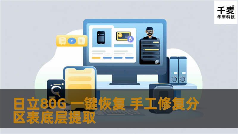 日立80G 一键恢复 手工修复分区表底层提取 日立80G 一键恢复 手工修复分区表底层提取