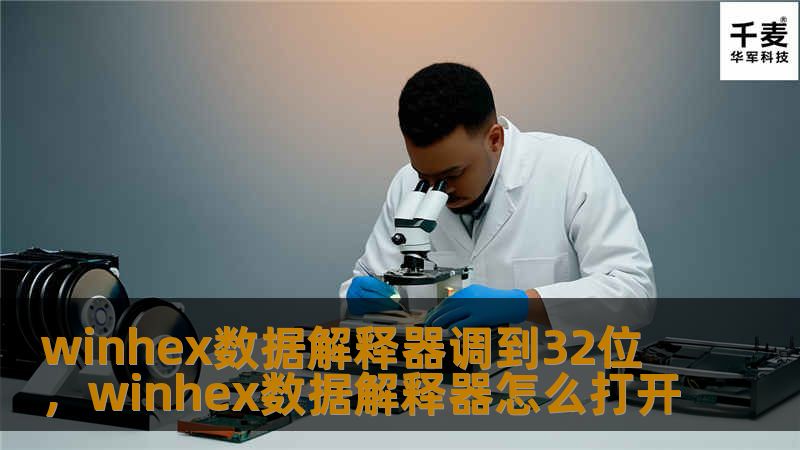 winhex数据解释器调到32位,winhex数据解释器怎么打开 winhex数据解释器调到32位,winhex数据解释器怎么打开