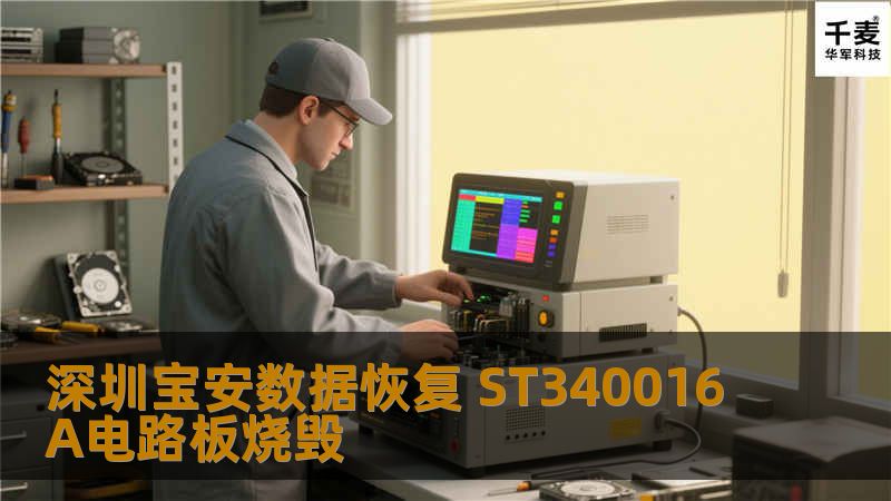 深圳宝安数据恢复 ST340016A电路板烧毁