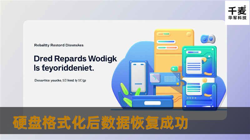 硬盘格式化后数据恢复成功