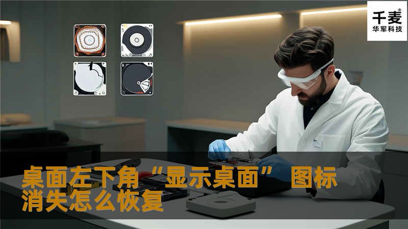 桌面左下角“显示桌面” 图标消失怎么恢复