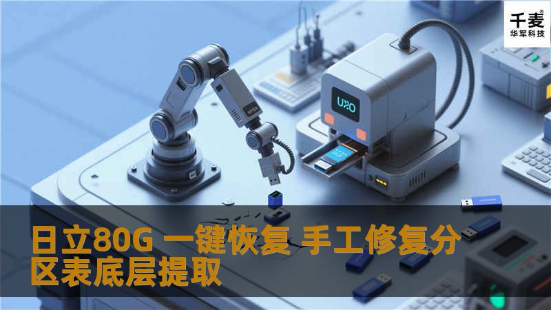 日立80G 一键恢复 手工修复分区表底层提取