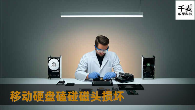 移动硬盘磕碰磁头损坏
