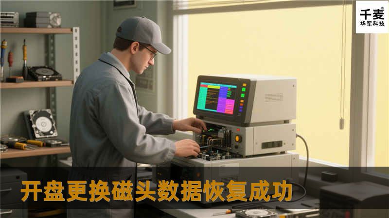 开盘更换磁头数据恢复成功