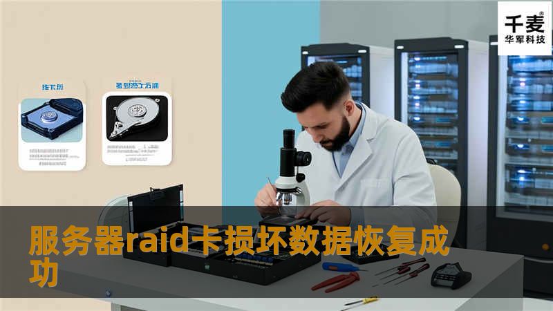 服务器raid卡损坏数据恢复成功