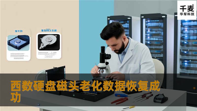 西数硬盘磁头老化数据恢复成功