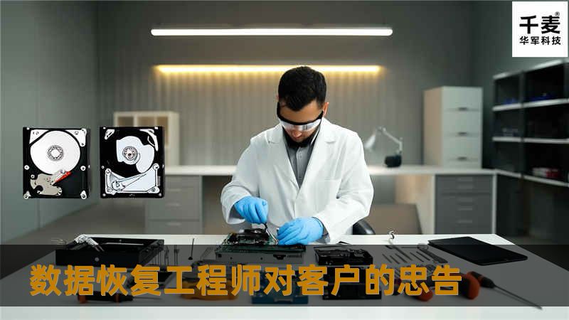 数据恢复工程师对客户的忠告