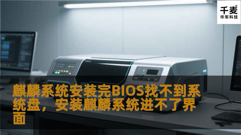 麒麟系统安装完BIOS找不到系统盘,安装麒麟系统进不了界面 麒麟系统安装完BIOS找不到系统盘,安装麒麟系统进不了界面