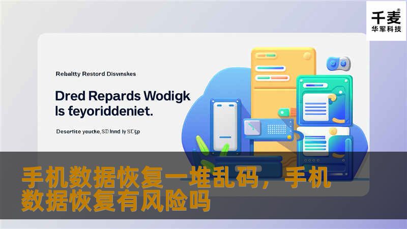 手机数据恢复一堆乱码,手机数据恢复有风险吗 手机数据恢复一堆乱码,手机数据恢复有风险吗