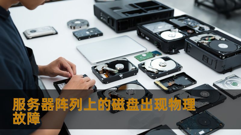 服务器阵列上的磁盘出现物理故障