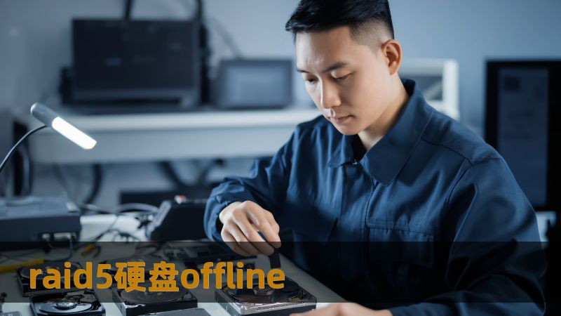 raid5硬盘offline