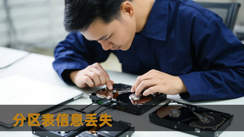 分区表信息丢失