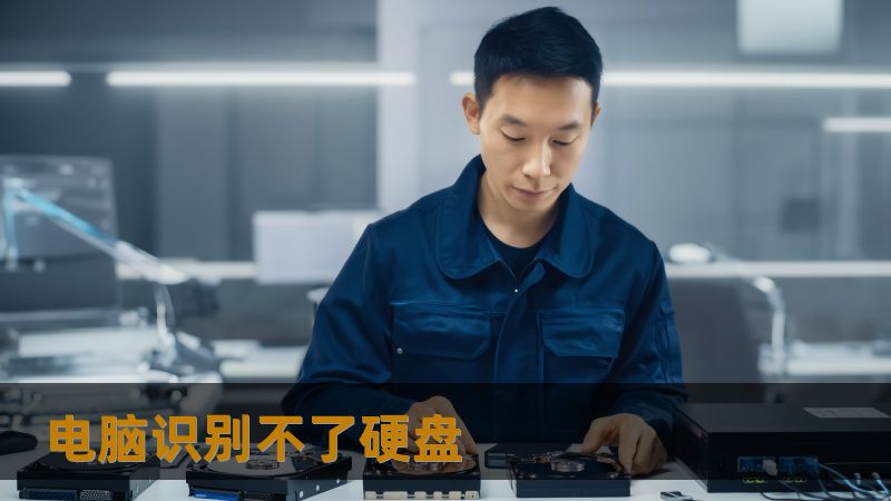 电脑识别不了硬盘