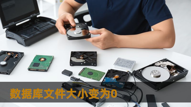 数据库文件大小变为0