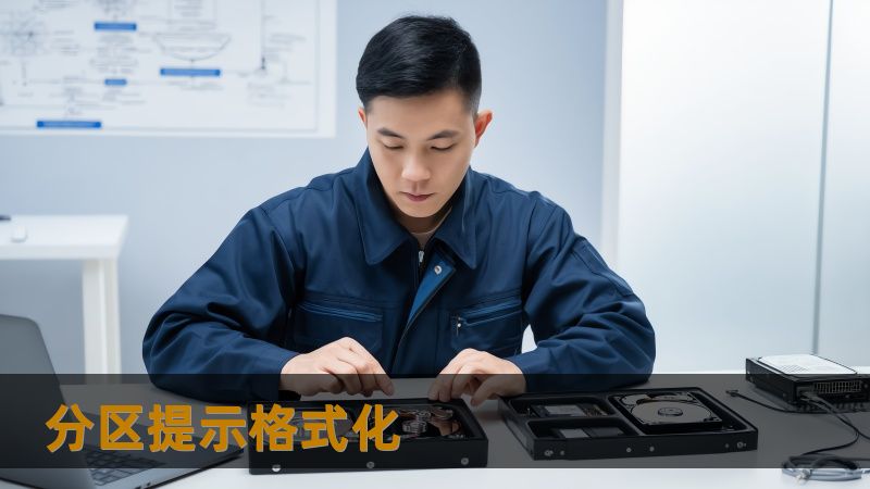 分区提示格式化
