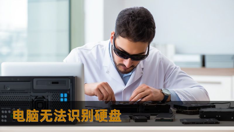 电脑无法识别硬盘