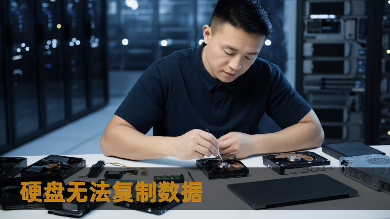 硬盘无法复制数据