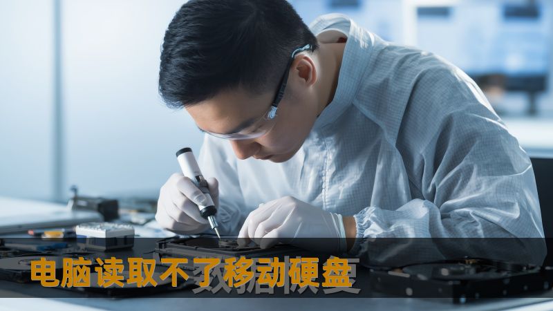 电脑读取不了移动硬盘