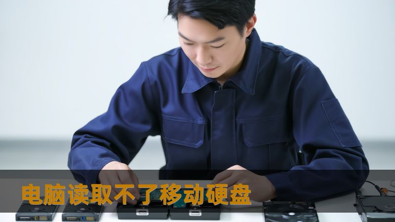 电脑读取不了移动硬盘
