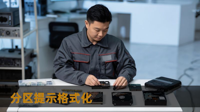 分区提示格式化