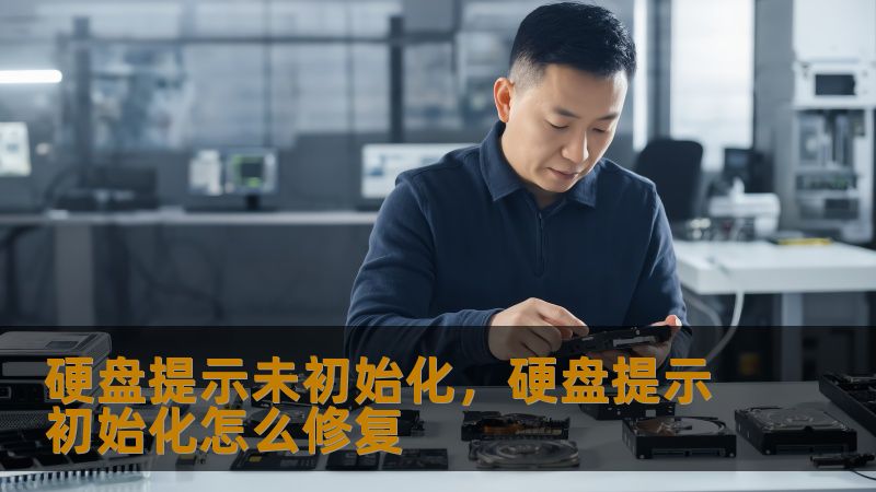 硬盘提示未初始化，硬盘提示初始化怎么修复