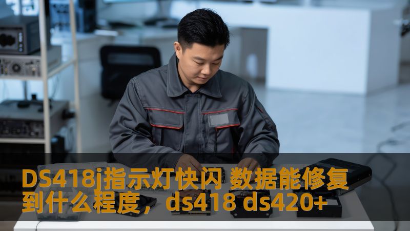 DS418j指示灯快闪 数据能修复到什么程度,ds418 ds420+ DS418j指示灯快闪 数据能修复到什么程度,ds418 ds420+
