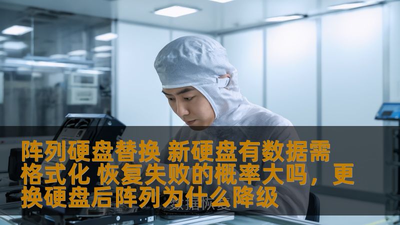 阵列硬盘替换 新硬盘有数据需格式化 恢复失败的概率大吗,更换硬盘后阵列为什么降级 阵列硬盘替换 新硬盘有数据需格式化 恢复失败的概率大吗,更换硬盘后阵列为什么降级