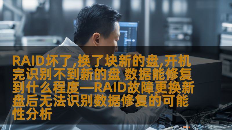 RAID坏了,换了块新的盘,开机完识别不到新的盘 数据能修复到什么程度—RAID故障更换新盘后无法识别数据修复的可能性分析