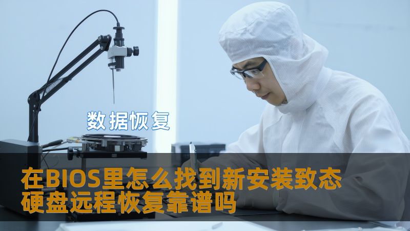 在BIOS里怎么找到新安装致态硬盘远程恢复靠谱吗