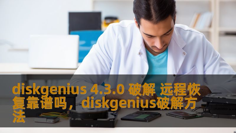 diskgenius 4.3.0 破解 远程恢复靠谱吗，diskgenius破解方法