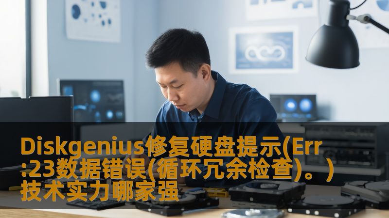 Diskgenius修复硬盘提示(Err:23数据错误(循环冗余检查)。)技术实力哪家强