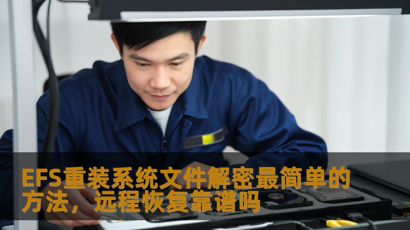 EFS重装系统文件解密最简单的方法,远程恢复靠谱吗 EFS重装系统文件解密最简单的方法,远程恢复靠谱吗
