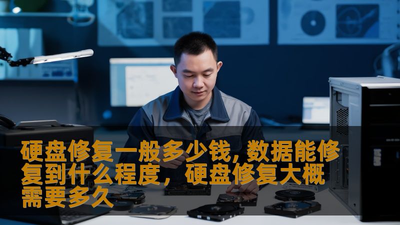 硬盘修复一般多少钱, 数据能修复到什么程度，硬盘修复大概需要多久