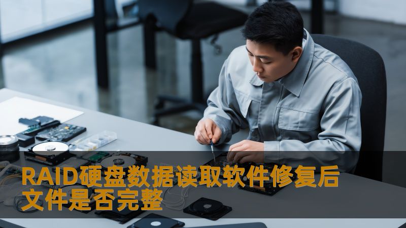RAID硬盘数据读取软件修复后文件是否完整
