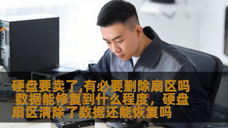 硬盘要卖了,有必要删除扇区吗 数据能修复到什么程度，硬盘扇区清除了数据还能恢复吗