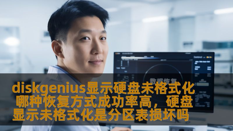 diskgenius显示硬盘未格式化 哪种恢复方式成功率高,硬盘显示未格式化是分区表损坏吗 diskgenius显示硬盘未格式化 哪种恢复方式成功率高,硬盘显示未格式化是分区表损坏吗